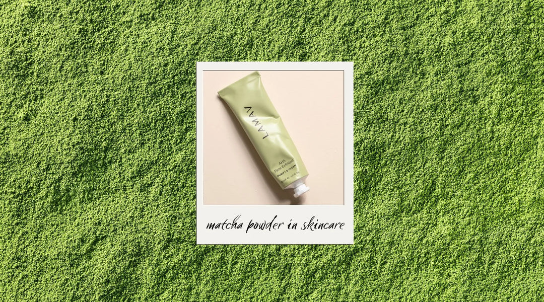 matcha powder for glowing skin