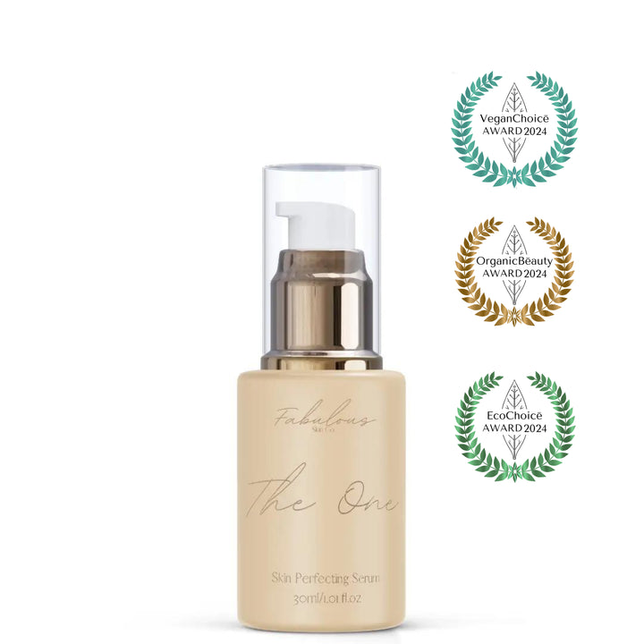 The One Skin Perfecting Face Serum for Sensitive Skin, 30ml, Organic Beauty Award 2024 Winner