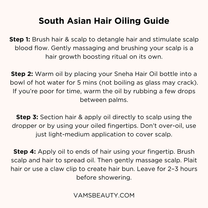 how hair oil, hair oiling guide.