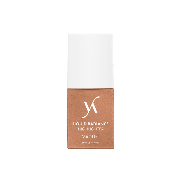 VAN-IT Liquid Radiance Highlighter, a luminous highlighter for a radiant glow, ideal for enhancing makeup looks. Available at VAMS Beauty, your source for Australian beauty products.